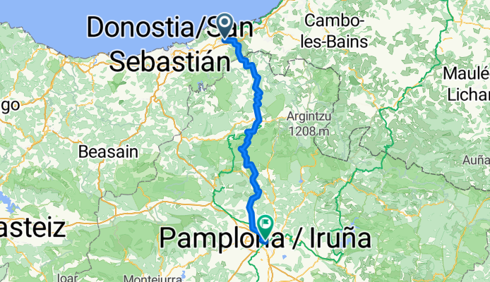 From Irun to Pamplona
