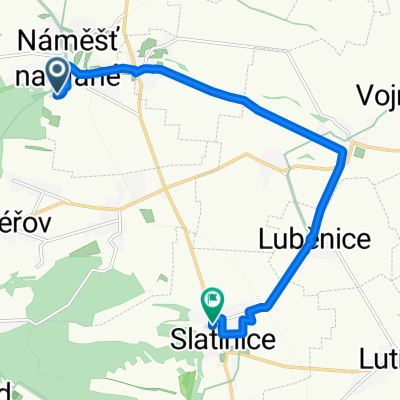 Náměšť na Hané, Náměšť na Hané do Slatinice, Slatinice