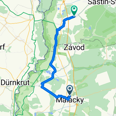 Jozefa Kubinu, Malacky až Borský Svätý Jur, Borský Svätý Jur