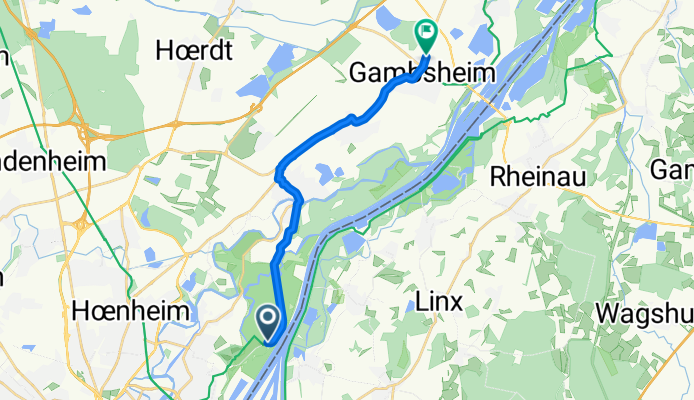 Étang du Karpfenloch nach Route nationale 120A