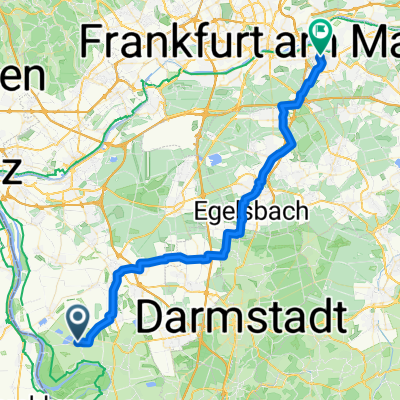 Von Riedstadt bis Offenbach am Main