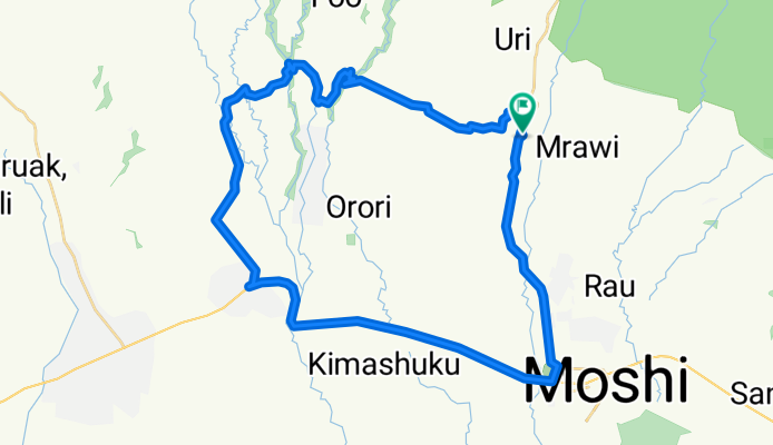 Kibosho- Machame 360 route