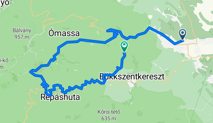 Vájár utca, Miskolc to Erzsébet sétány, Miskolc