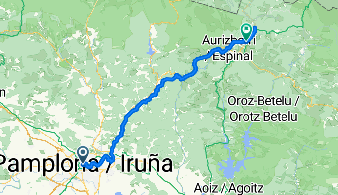 From Pamplona to Valcarlos