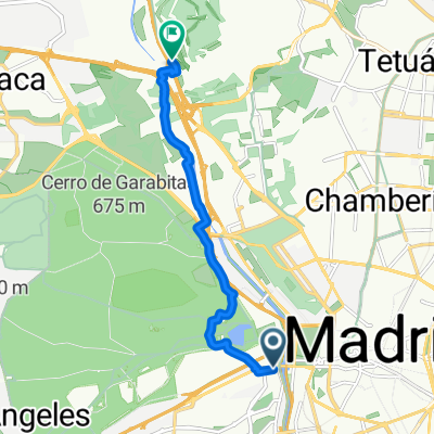 Calle de Saavedra Fajardo, Madrid to Moncloa-Aravaca, Madrid