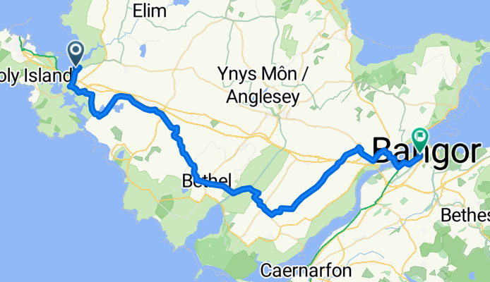 MidlifeCycle 2025 - Day 2 - Ride 1 - Valley to Bangor in Wales