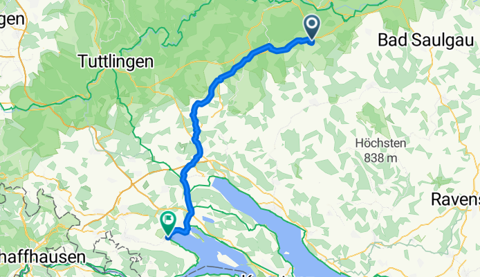 Hauptstraße, Krauchenwies nach Radolfzeller Straße, Moos