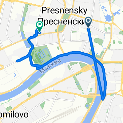 улица Красная Пресня, Москва до Мантулинская улица, Москва