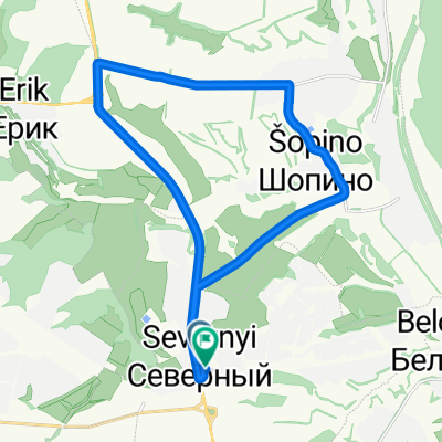 Олимпийская улица, Северный до Олимпийская улица, Северный