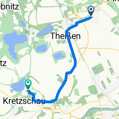 Weststraße nach Am See Kretschau