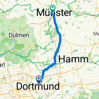 Juliusstraße, Dortmund nach Hüfferstraße, Münster