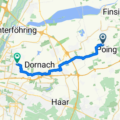 Poing, Poing nach Bogenhausen, München