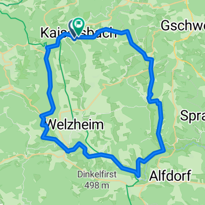 Sonnenhalde, Kaisersbach nach Sonnenhalde, Kaisersbach