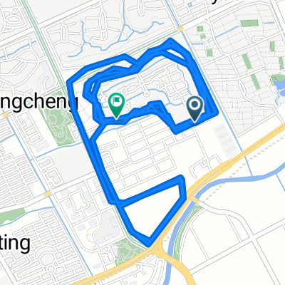 Huting North Road No.218 Jiuli Workshop, Shanghai에서 Huting North Road No.88 A3 Jiuli Workshop, Shanghai까지