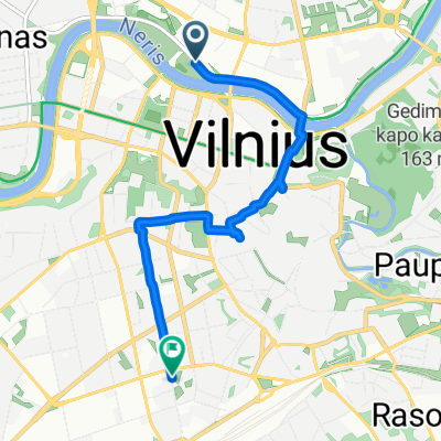 Upės g., Vilnius to Kauno g., Vilnius