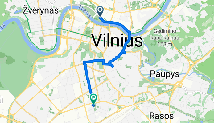 Upės g., Vilnius to Kauno g., Vilnius