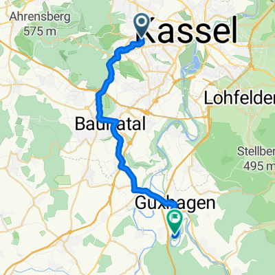 Bremelbachstraße, Kassel nach Uferstraße, Guxhagen