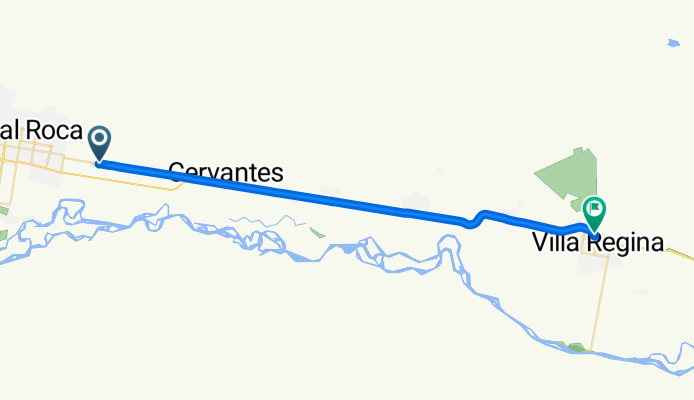 Ruta a Avenida Rivadavia