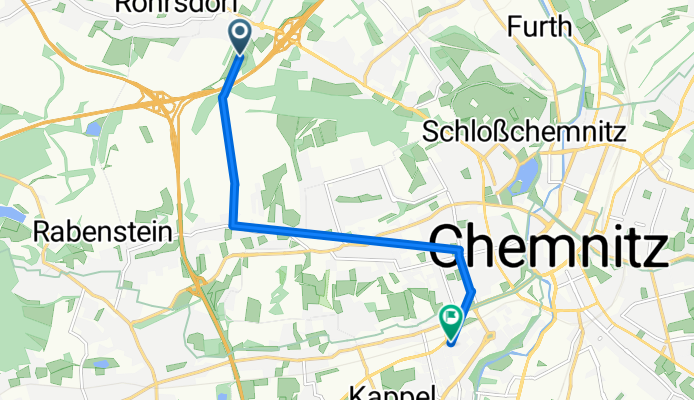 Goetheweg nach Lorenzstraße