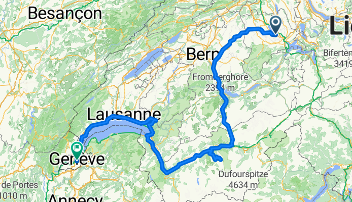 Sonnenhofmatte, Neuenkirch nach Rue d'Italie, Genf