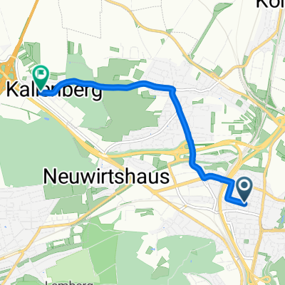 Markgröninger Straße nach Schwieberdinger Straße