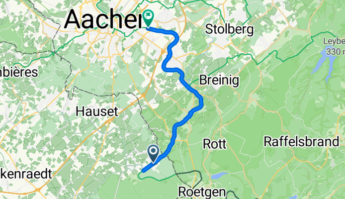 Vennbahnweg nach Philipsstraße