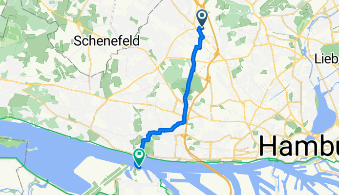 Dörpsweg nach Rüschpark