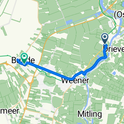 Kirchborgum, Weener a Leege Weg, Bunde