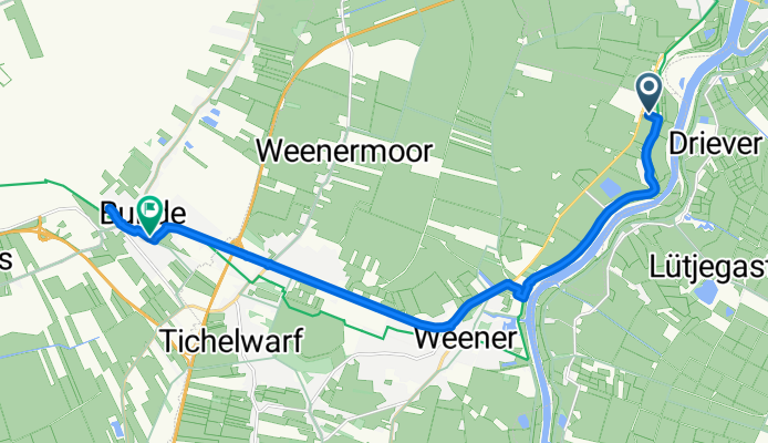 Kirchborgum, Weener a Leege Weg, Bunde