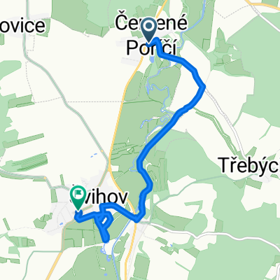 Červené Poříčí do Tyršova