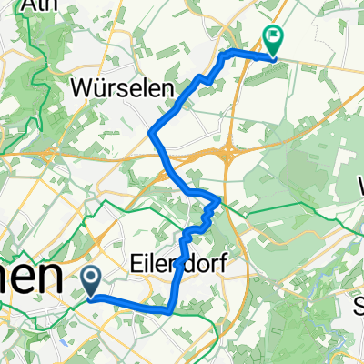 Eisenbahnweg nach Merzbrück
