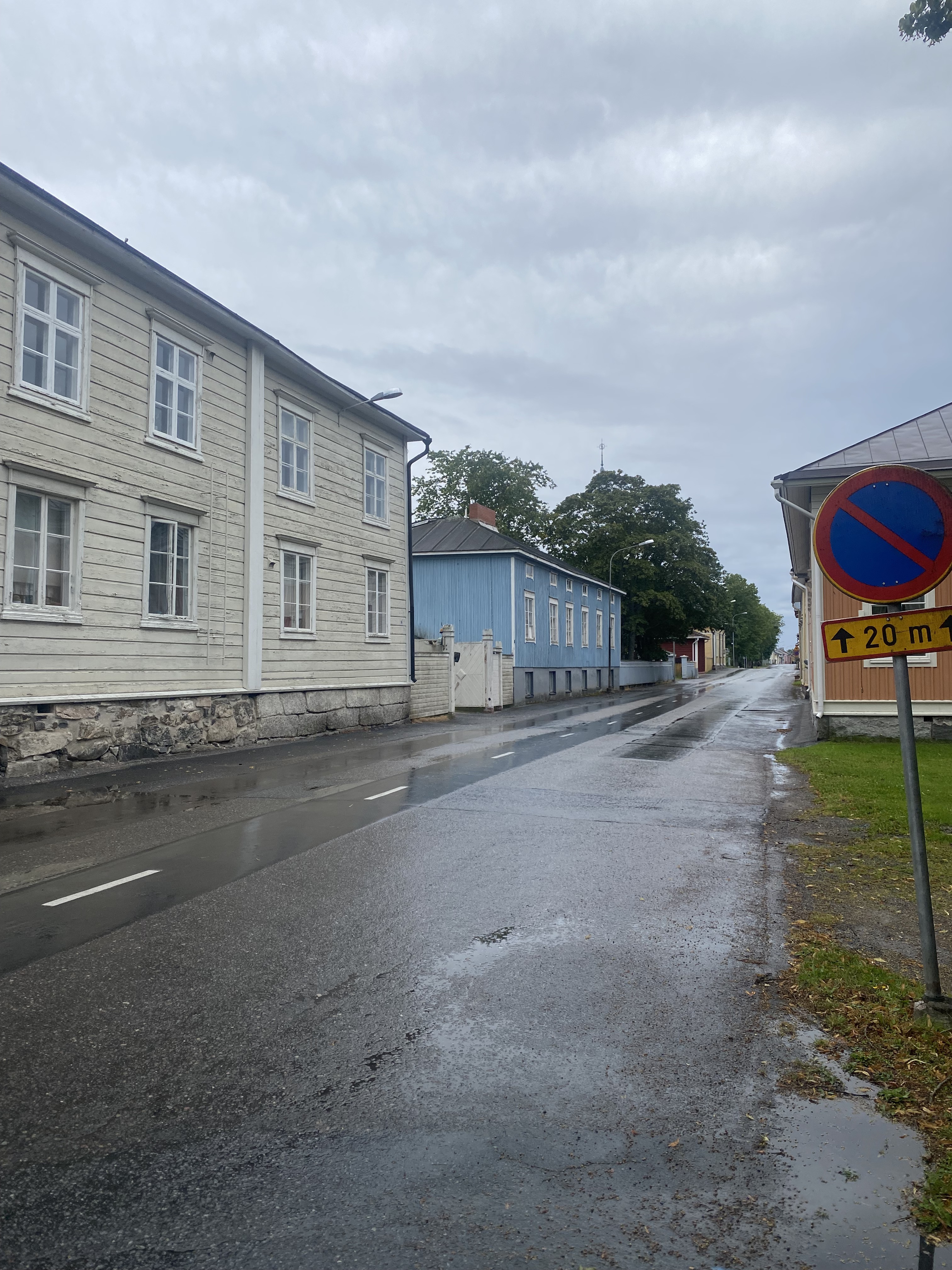 Skrattnäsintie, Pjelax nach Kristiinankaupunki