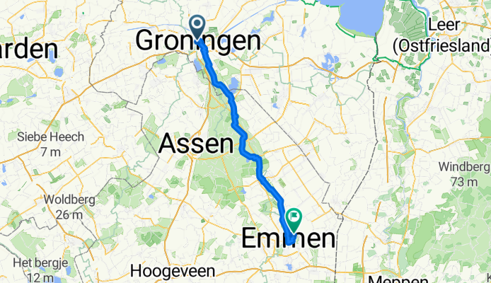 Groningen nach Emmen