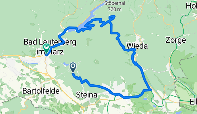 Göttingen nach Bahnhofstraße, Bad Lauterberg im Harz