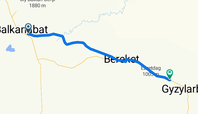 Balkanabat - Kizil-Arvat