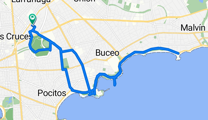 Ruta a Avenida de Octubre
