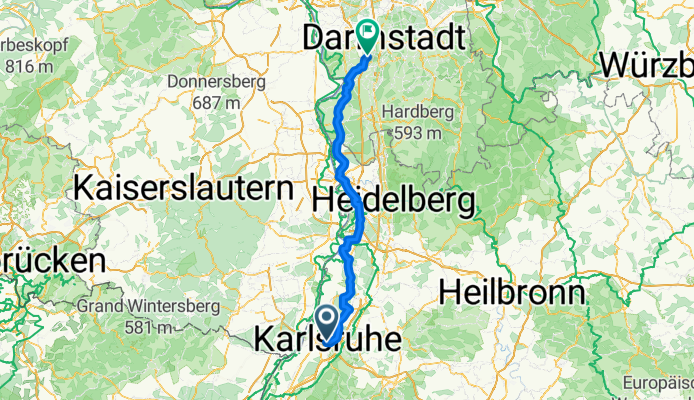 Karlsruhe - Pfungstadt