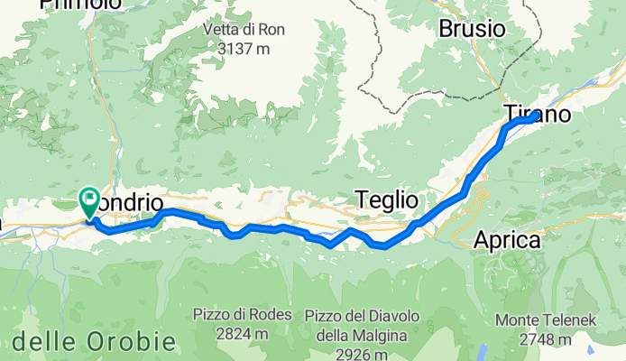 Sondrio - Tirano ebike