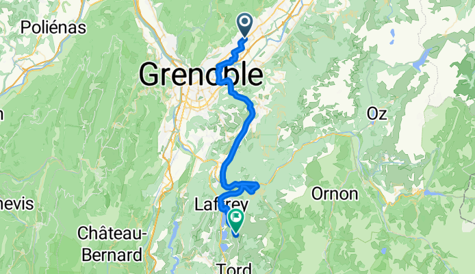 De Les Évêquaux à Route de Cholonge