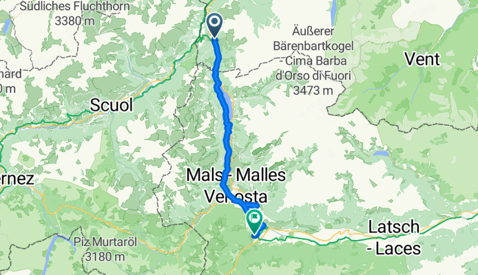 Von Graun im Vinschgau bis Castello