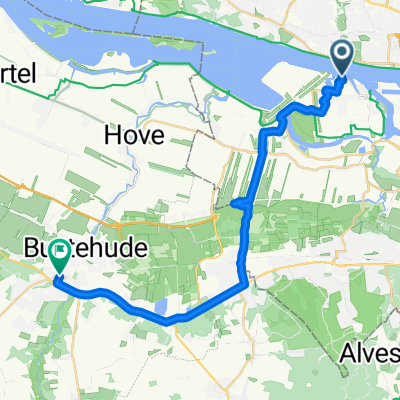 Rüschpark nach Neue Straße 2A