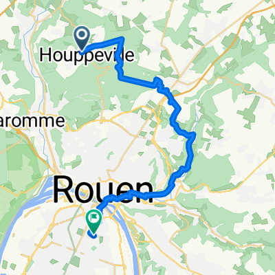 De Rue de l'Orée du Bois à Rue Louvet Bis