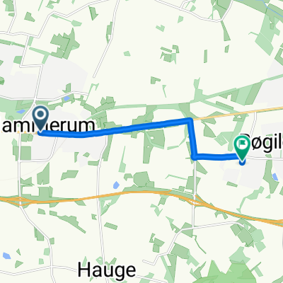 Landbrugsskolestien, Herning to Vesterhåb, Ikast