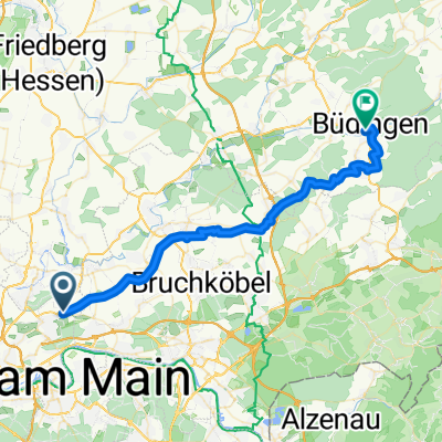Regionalpark Route Hohe Strasse - Entree Bergen-Enkheim - Hopfünf - Regionalpark RheinMain Infostand - Stationen am Lausbaum - Blühfläche Windrad - Leseecke ...