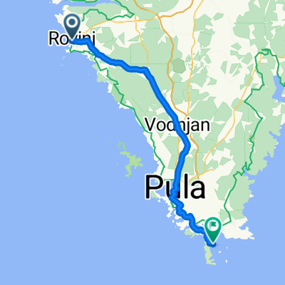 Route nach Medulin
