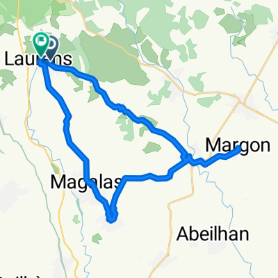 Lotissement la Soleiade, Laurens to Rue du Château, Laurens