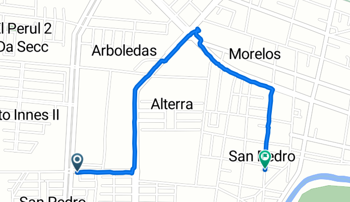 Boulevard Rinconada San Pedro, Salamanca a Calle San Ramón, Salamanca