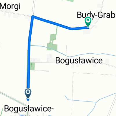 Bogusławice, Skaryszew do Budy-Grabie, Gózd