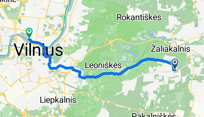 Jadvygos Juškytės g., Vilnius to Upės g., Vilnius