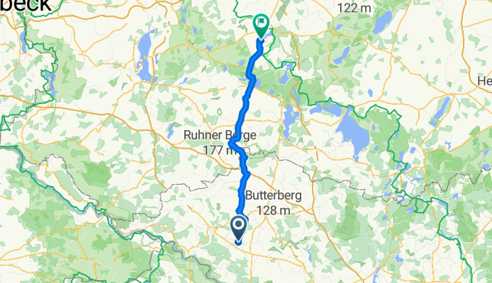 Rambower Weg, Plattenburg nach Bölkower Straße, Gutow